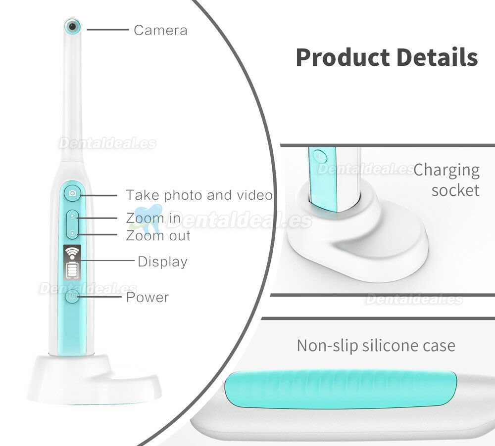 WIFI Cámara Intraoral Dental Endoscopio de Alta Definición LED de Fotos Inalámbrico Android